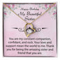Forever Love Necklace Happy Birthday To my Beautiful Sister