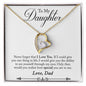 Forever Love Necklace Father to daughter