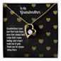 Forever Love Necklace To my Grandmother