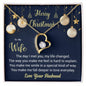 Forever Love Necklace Merry Christmas to my Wife
