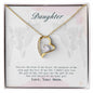 Forever Love Necklace To my daughter-You are the beat of