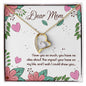 Forever Love Necklace Dear Mom I love you so much