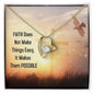 Forever Love Necklace Faith Does not make things easy