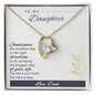 Forever Love Necklace To My Daughter Sometimes