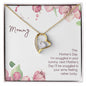 Forever Love Necklace Mommy to be - Snuggled in Your tummy
