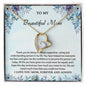 Forever Love Necklace To My Beautiful Mom