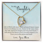Forever Love Necklace To My Daughter - Learn From Everything