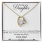 Forever Love Necklace Father to daughter