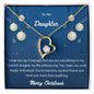 Forever Love Necklace Merry Christmas to my Daughter