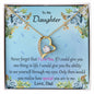 Forever Love Necklace Daughter Love Dad Never Forget