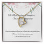 Forever Love Necklace bridal daughter floral