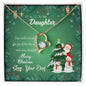 Forever Love Necklace Merry Christmas to my Daughter2
