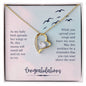 Forever Love Necklace Congratulations  Soar Above the rest - Graduation