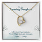 Forever Love Necklace Daughter Life-doesn’t-get-easier
