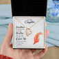 Forever Love Necklace To my daughter-Sometimes the smallest step - new