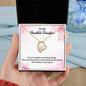 Forever Love Necklace, Happy Birthday My Beautiful Daughter may you find great joy and success