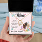 Forever Love Necklace Mom, The love between a mother and her daughter is forever