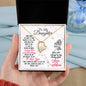 Forever Love Necklace To Daughter Loving and Breathing