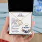 Forever Love Necklace To my Mother-Just breathe