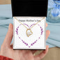 Forever Love Necklace Happy Mother's Day Purple Heart