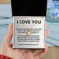 Forever Love Necklace I love you