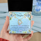 Forever Love Necklace Daughter Love Dad Never Forget