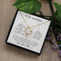 Forever Love Necklace To my daughter-wherever your journey in life