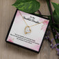 Forever Love Necklace, Happy Birthday My Beautiful Daughter may you find great joy and success