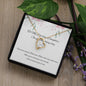 Forever Love Necklace bridal daughter floral