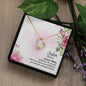 Forever Love Necklace To my Sister A female sibling