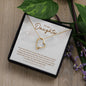 Forever Love Necklace To My Daughter In-my-eyes,-there-is-no-one