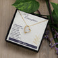 Forever Love Necklace To My Daughter Sometimes