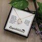 Forever Love Necklace Congratulation-I wish you the strength to face
