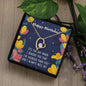 Forever Love Necklace Happy Birthday Sister