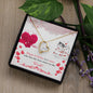 Forever Love Necklace Happy Birthday to a sister
