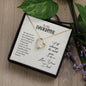 Forever Love Necklace To my daughter-You are one of the