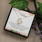 Forever Love Necklace To My Mom - I Love You, I really Do