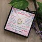 Forever Love Necklace To My wanderful Mom