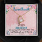 Forever Love Necklace, Happy Birthday Sweetheart