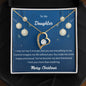 Forever Love Necklace Merry Christmas to my Daughter