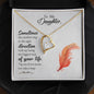 Forever Love Necklace To my daughter-Sometimes the smallest step - new