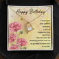 Forever Love Necklace, Happy Birthday