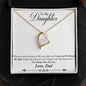 Forever Love Necklace Father to daughter