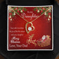 Forever Love Necklace Merry Christmas to my Daughter3