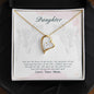 Forever Love Necklace To my daughter-You are the beat of