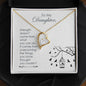Forever Love Necklace To my daughter-Strength  doesn_t come