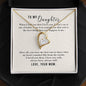 Forever Love Necklace To My Daughter-From Mom