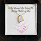 Forever Love Necklace To the Woman who raised me, Happy Mothers Day