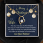 Forever Love Necklace Merry Christmas to my Wife