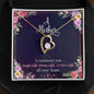 Forever Love Necklace A Mother is someone you laugh with, dream with, and love with all your heart.